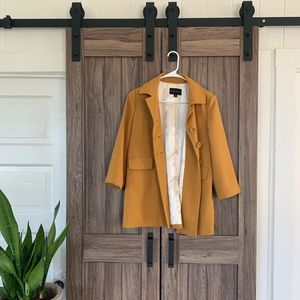 Mustard banana republic blazer